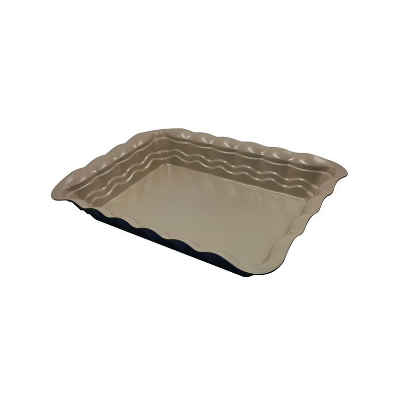 7 Piece Scalloped Edge Baking Pans Set