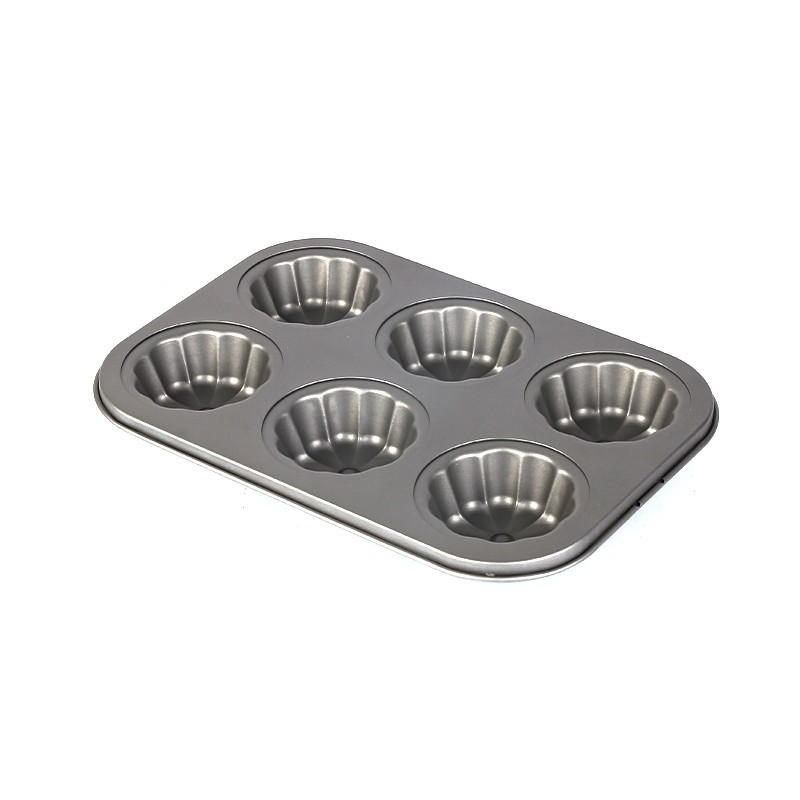 6 CUP Carbon Steel Rabbit Bear Cupcake Tray