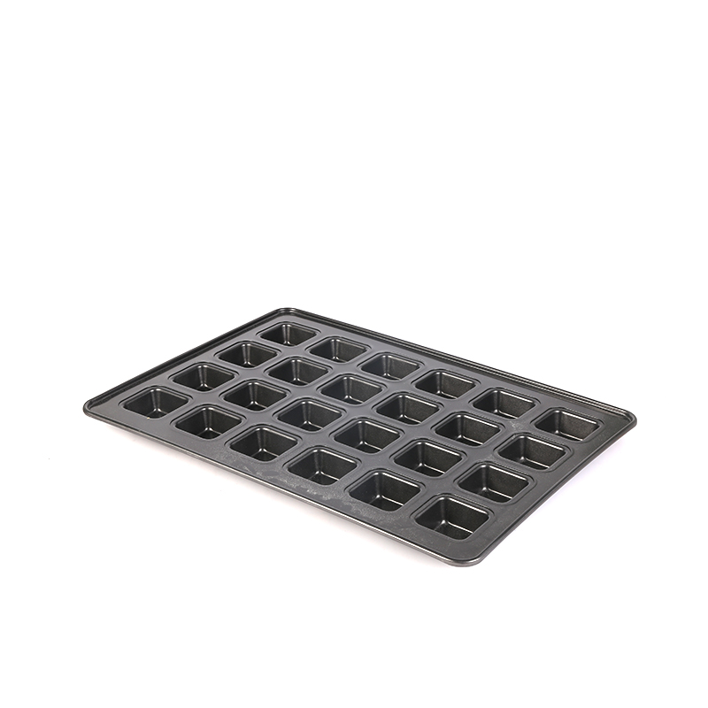 24 CUP Large Size Carbon Steel Square Muffin Pan