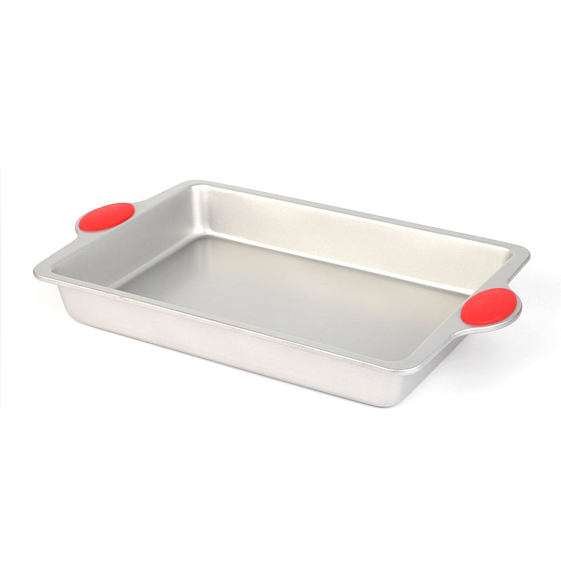 Nonstick Steel Cake Baking Pan With Clear Lid